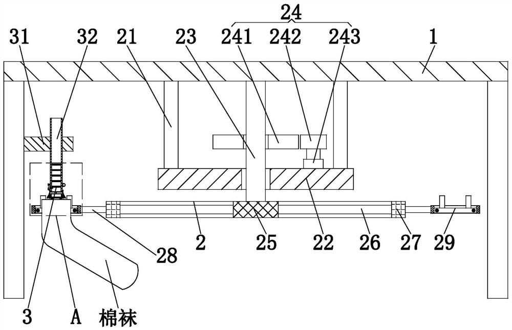 Textile cotton sock production process