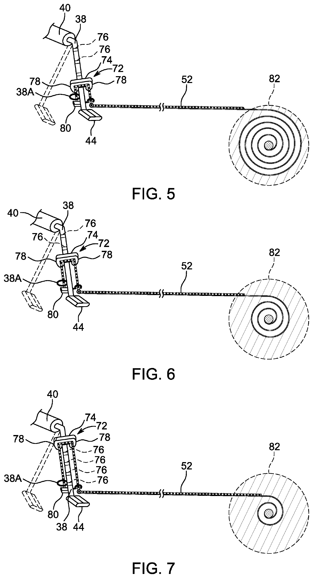 Linearly actuated vehicle providing increased force actuation