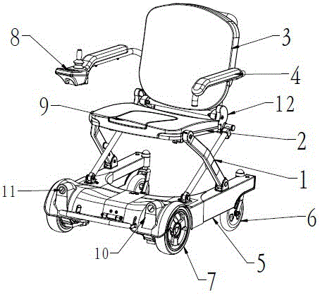 Electric transportation tool capable of being directly connected with water closet