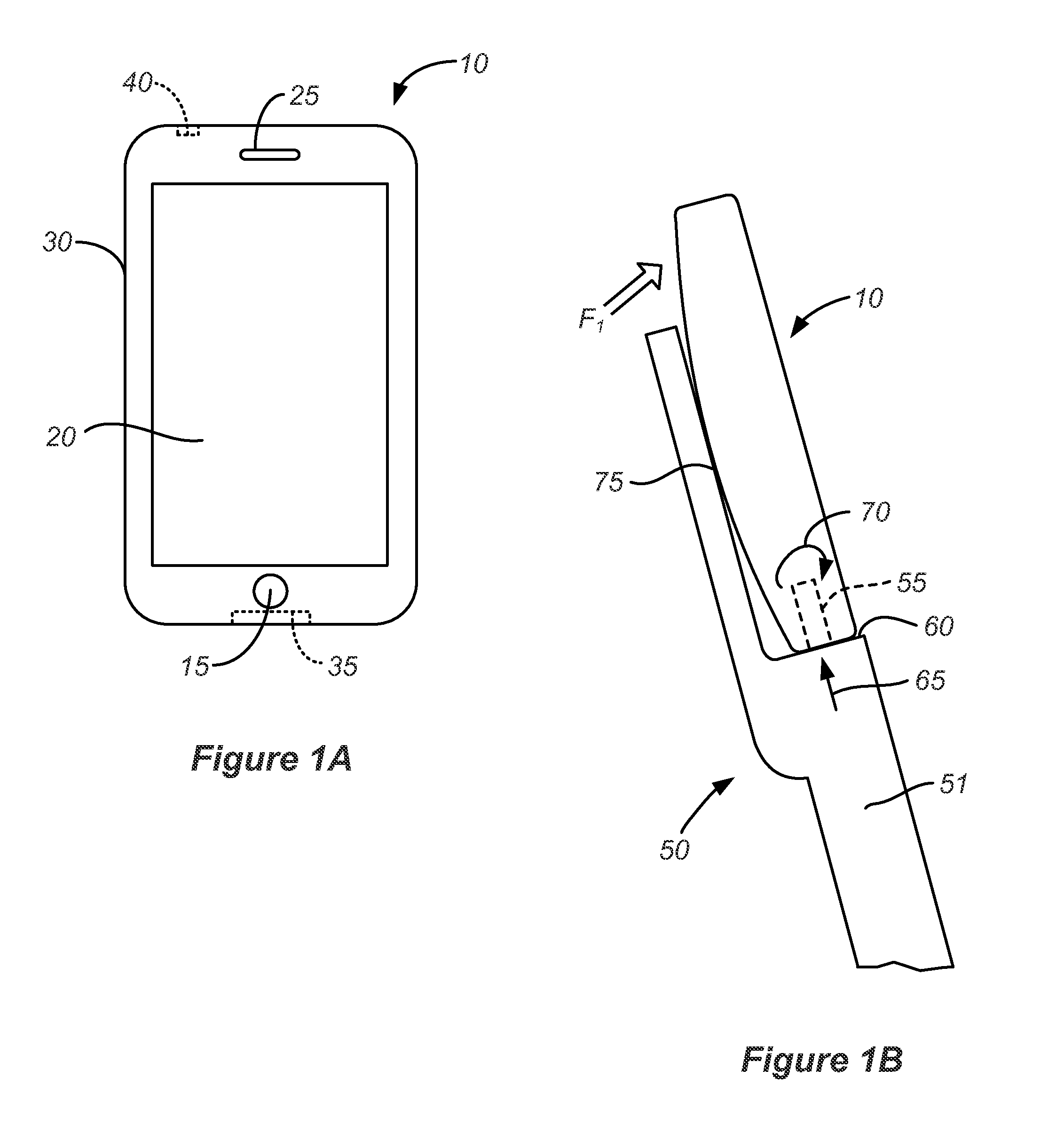 Self-retracting connector for docking device