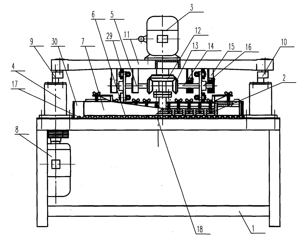 Continuous tea twisting machine