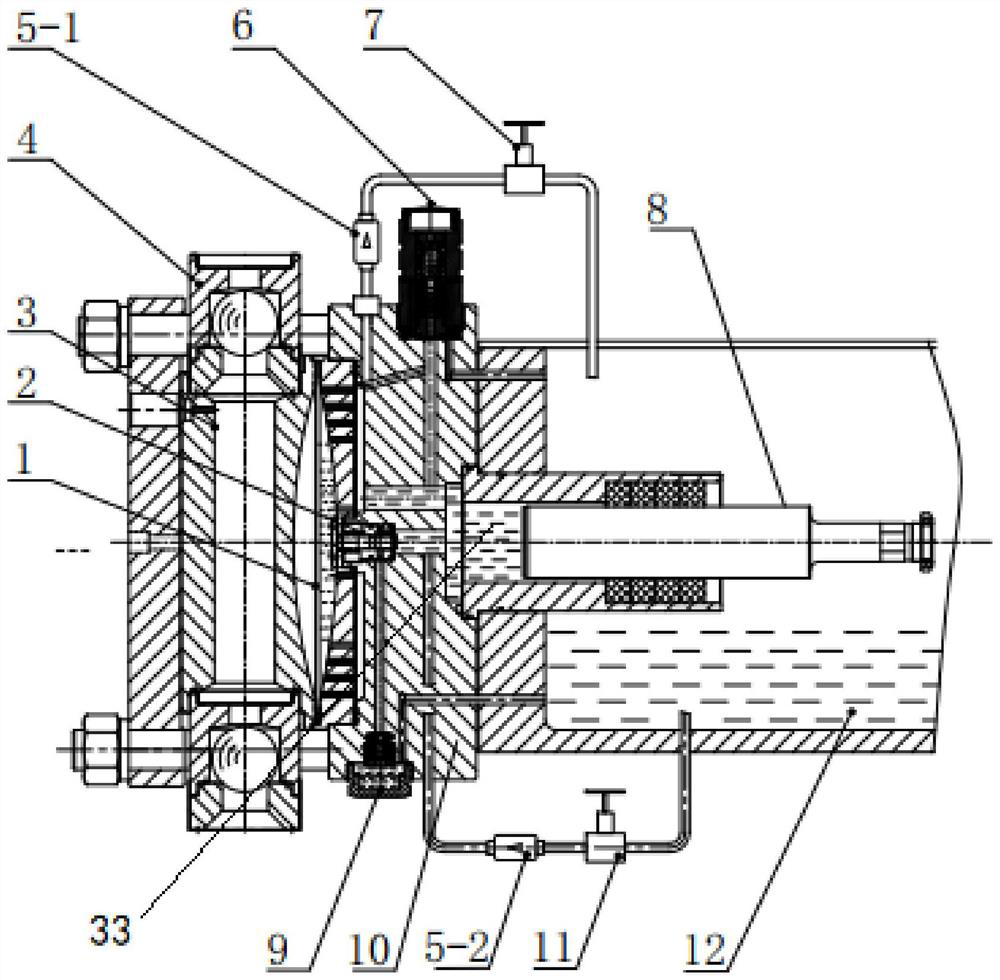 Double-channel rapid oil supplementing structure