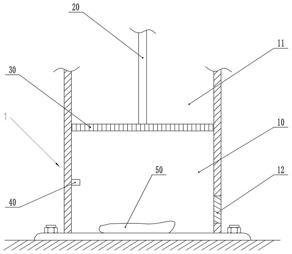 Rice noodle food rapid detection device and detection method thereof