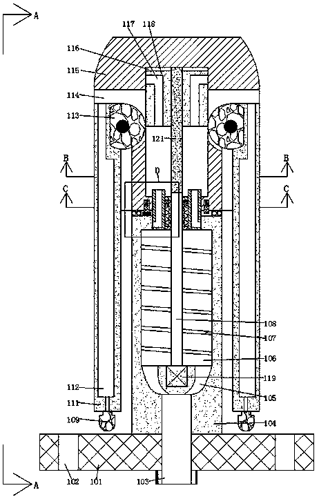 Flying-dust precipitation equipment during road construction