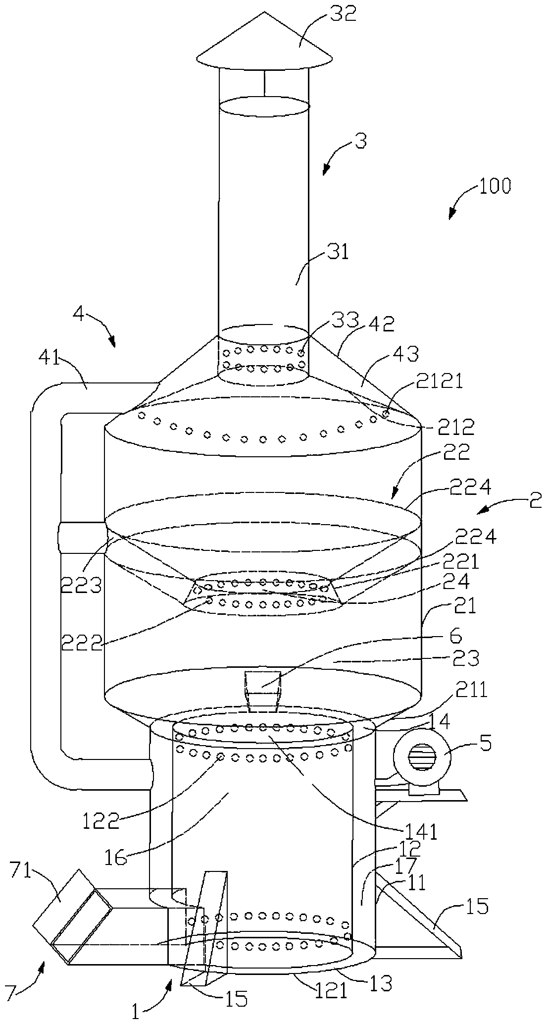 a waste incinerator