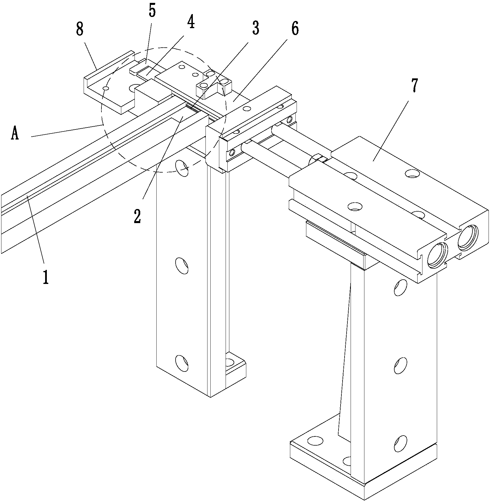 Novel material distribution mechanism