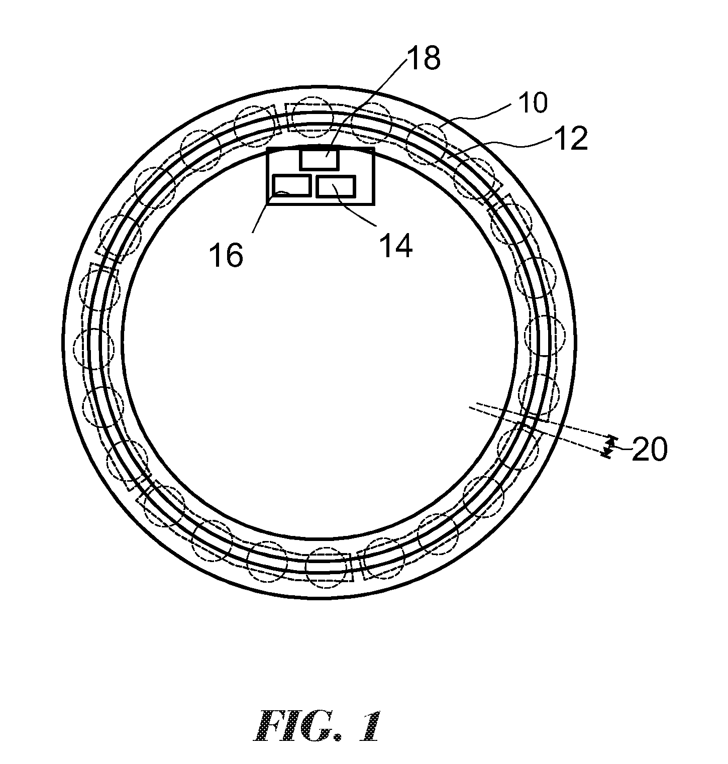 Method and data processing device for determining a spacing of rolling elements