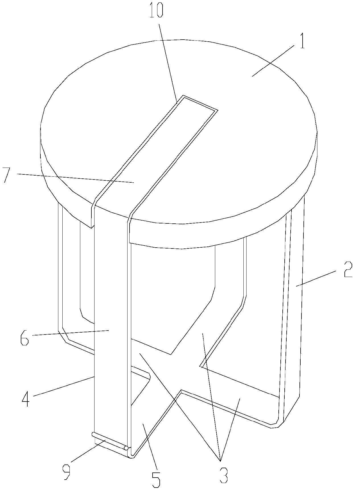 Stool convenient for put on and take off of shoes