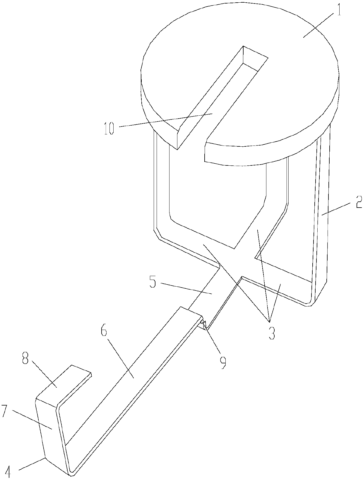 Stool convenient for put on and take off of shoes