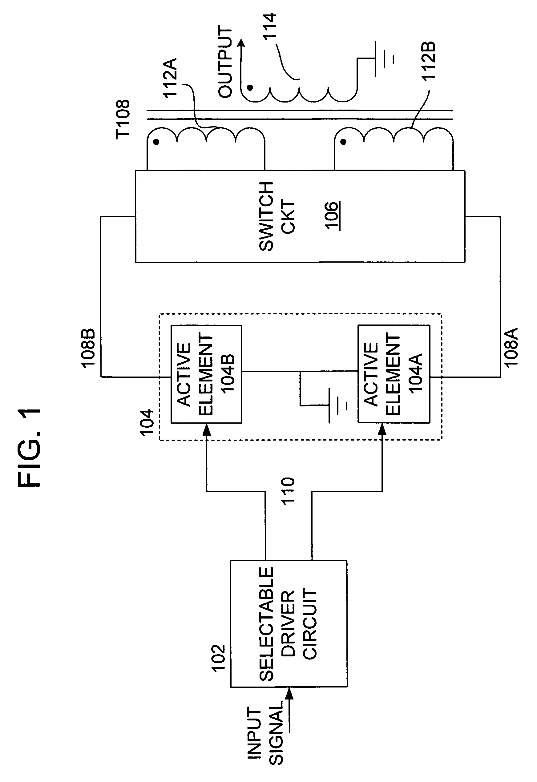 Methods and apparatus for switching between class A and A/B operation in a power amplifier