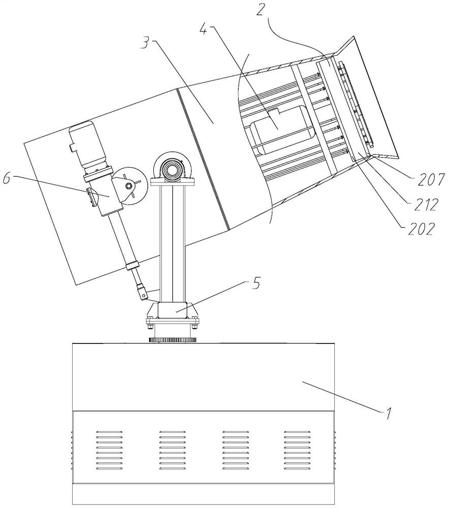Dust removal device for building construction