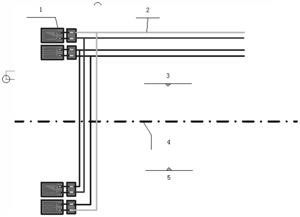 Helicopter blade surface strain gauge pasting and wire arrangement method