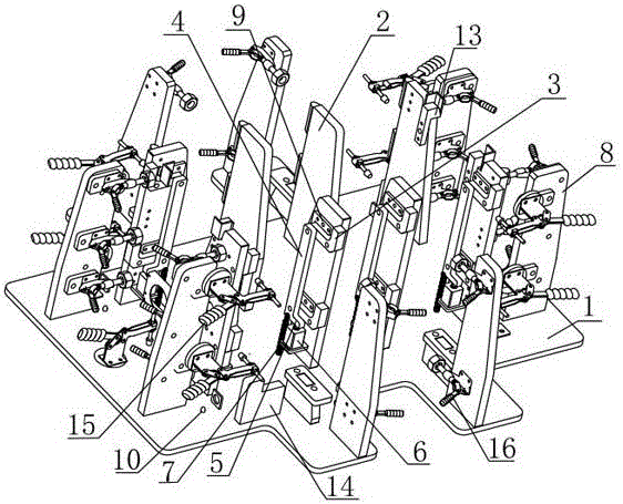 A positioning tool for welding transformer oil tank