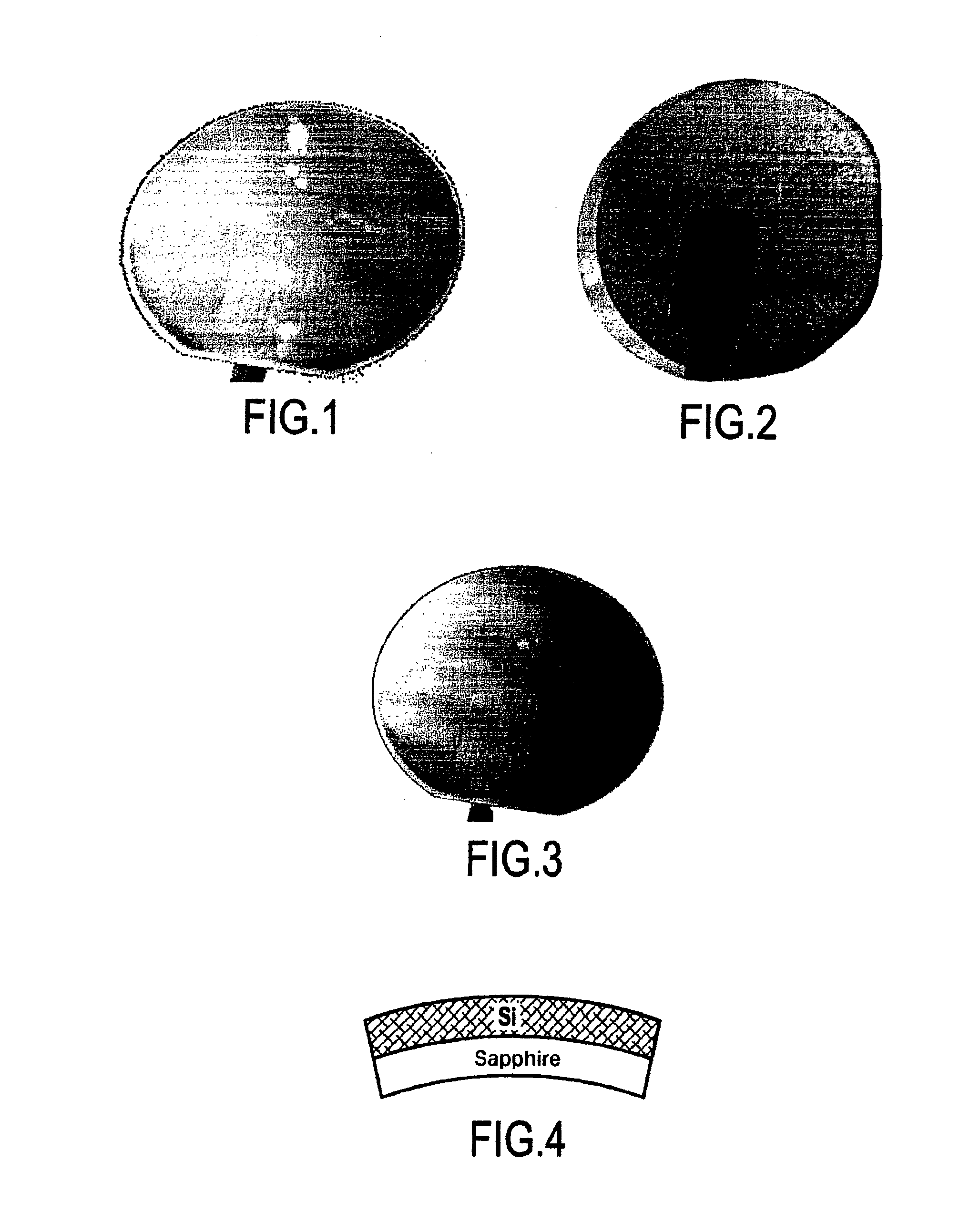 Method of producing a silicon-on-sapphire type heterostructure