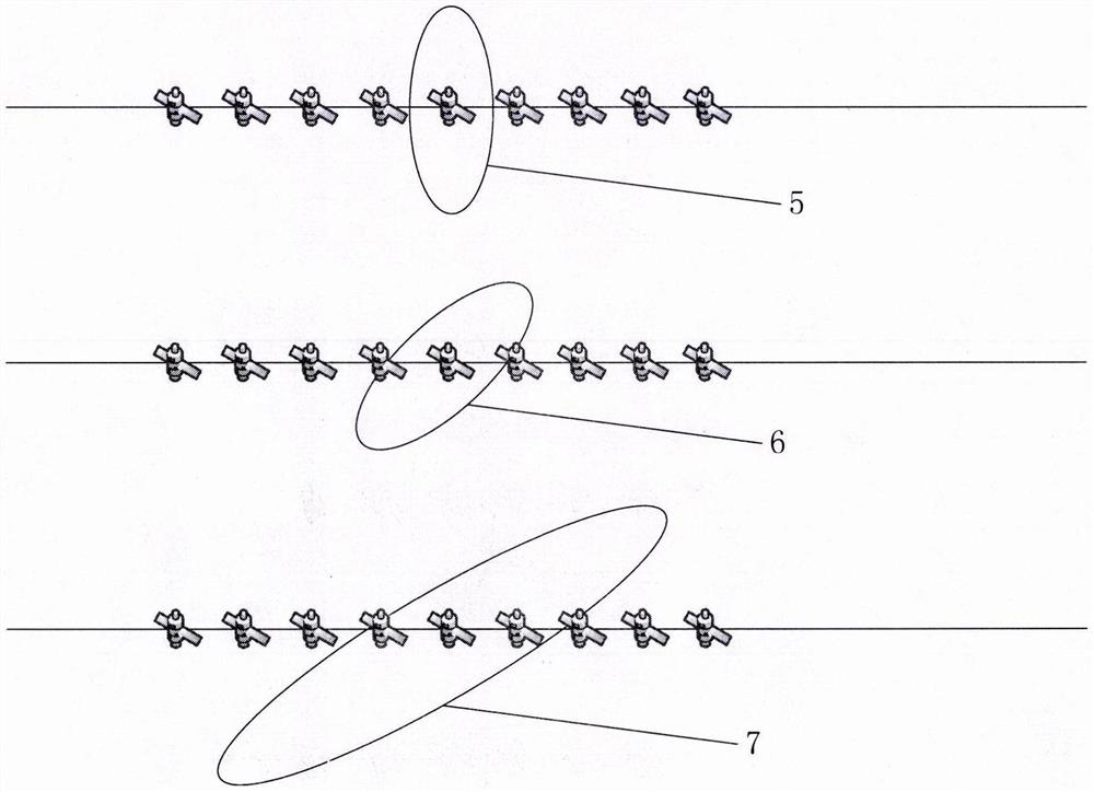 Method and device for controlling the off-axis equivalent radiated power of a satellite communication antenna in motion