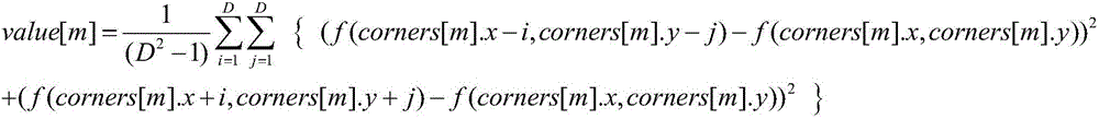 Detection method of expressway surveillance video definition based on corner features