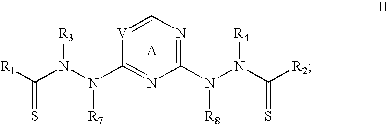 Bis(thiohydrazide amides) formulation
