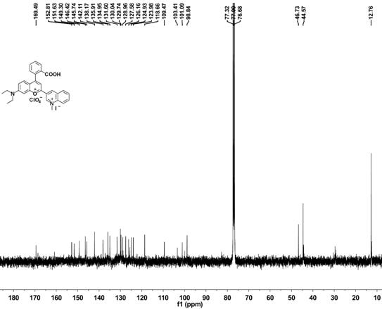 Methylquinolin-benzopyrylium derivative and preparation method and application thereof