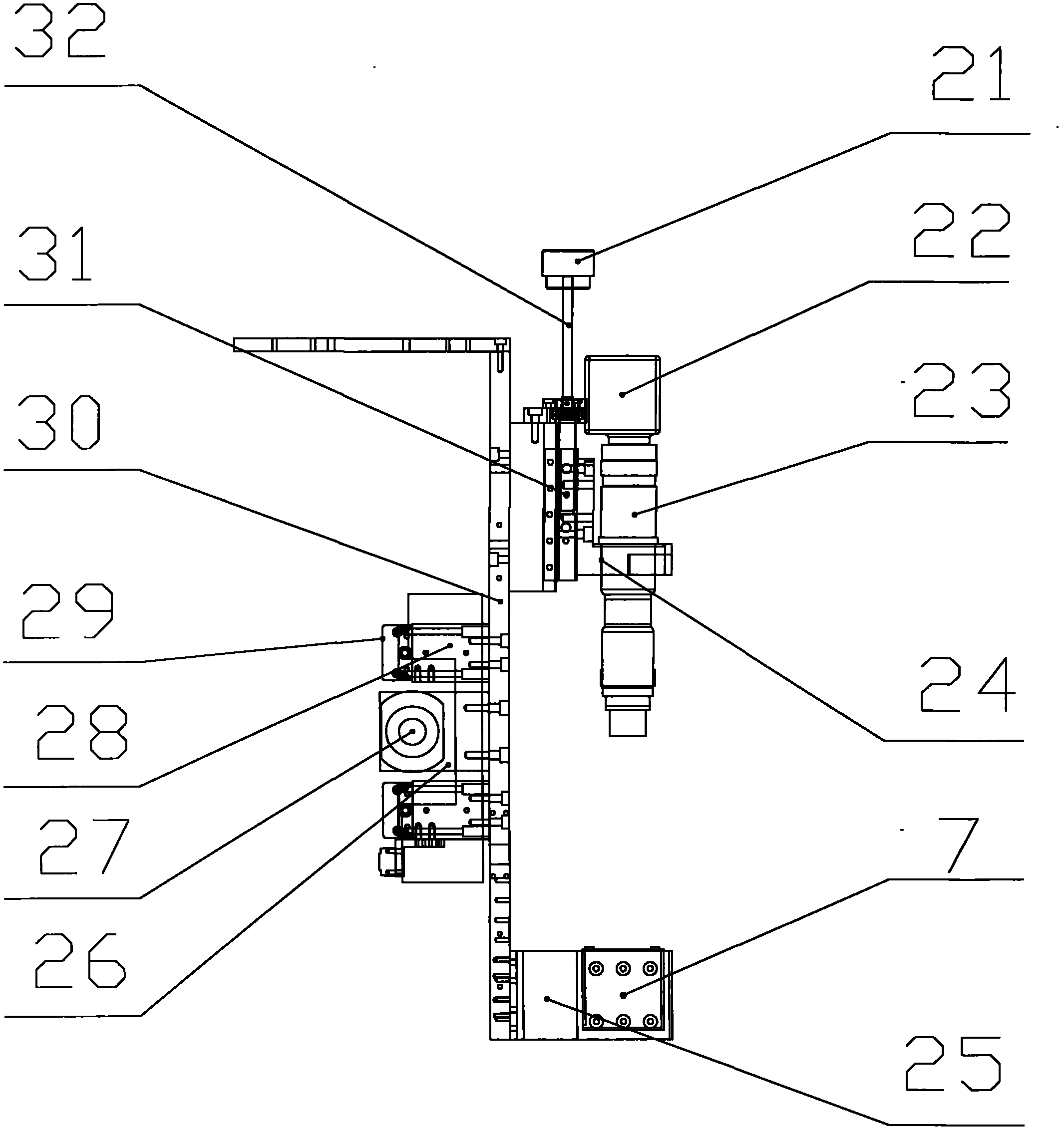 Dual-working-platform surface fault automatic detector for flexible printed circuit