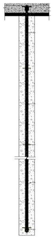 Prestressed and non-prestressed heat-shrinkable sleeve anti-corrosion anchor rod