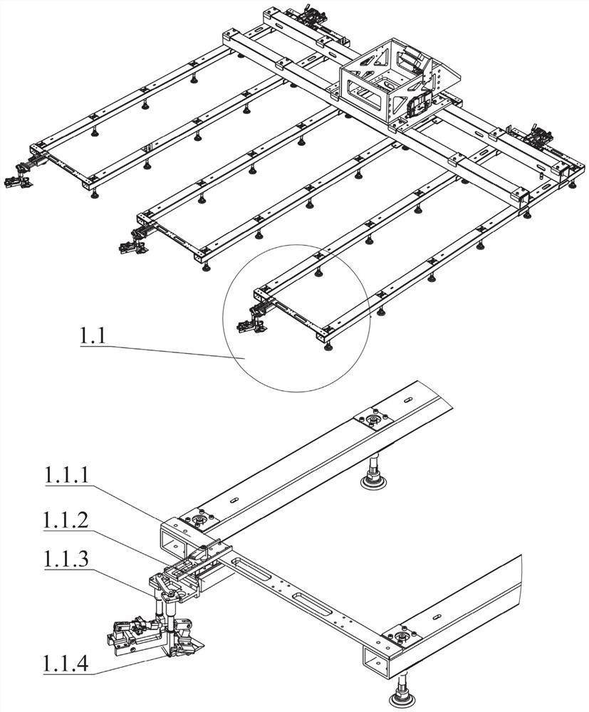 Glass carrying gripper device with lining paper