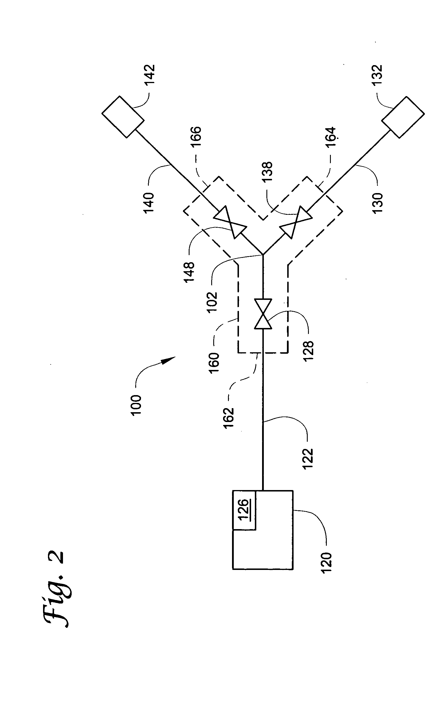 Branching catheter systems with diagnostic components