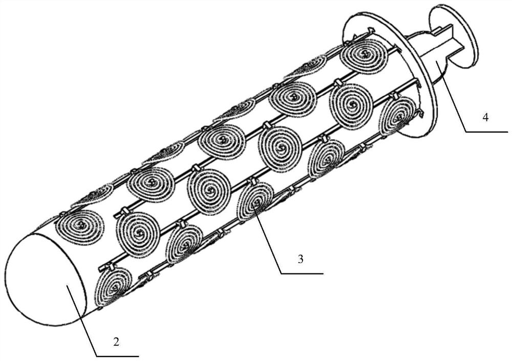 Drawing type hemostatic structure based on special-shaped elastic coil spring