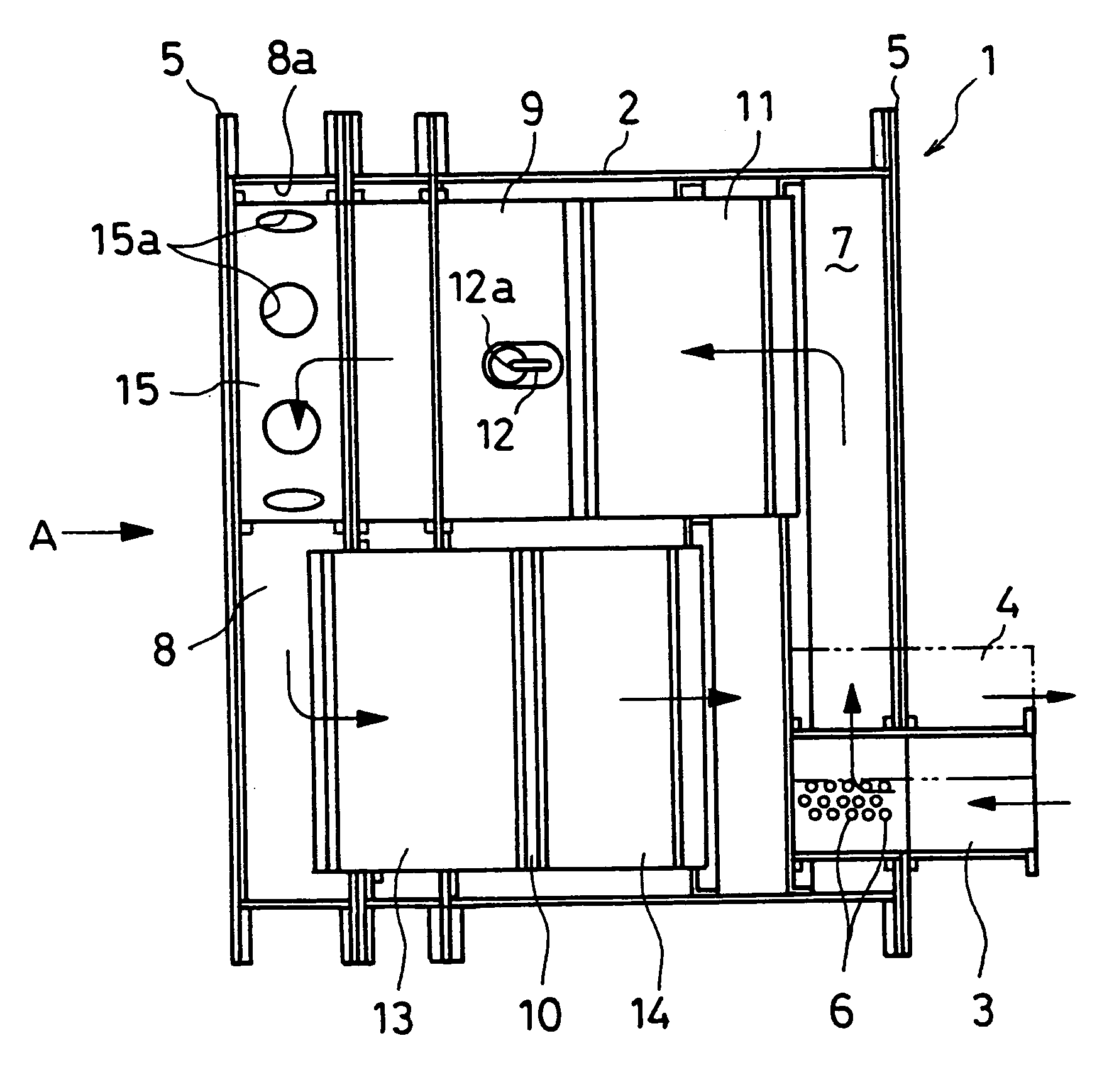 Muffling apparatus having exhaust emission purifying function