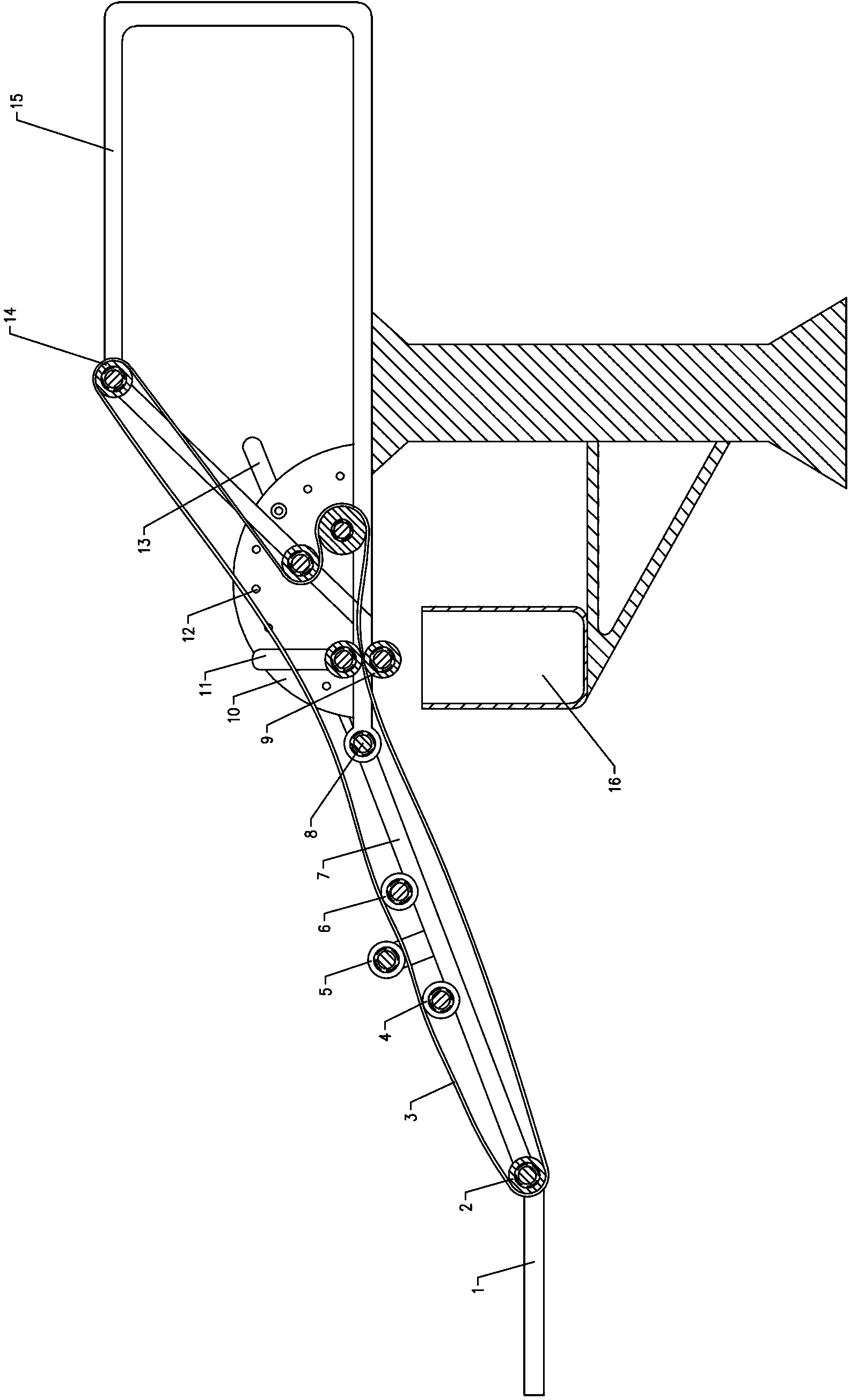 Device for collecting oil on water surface