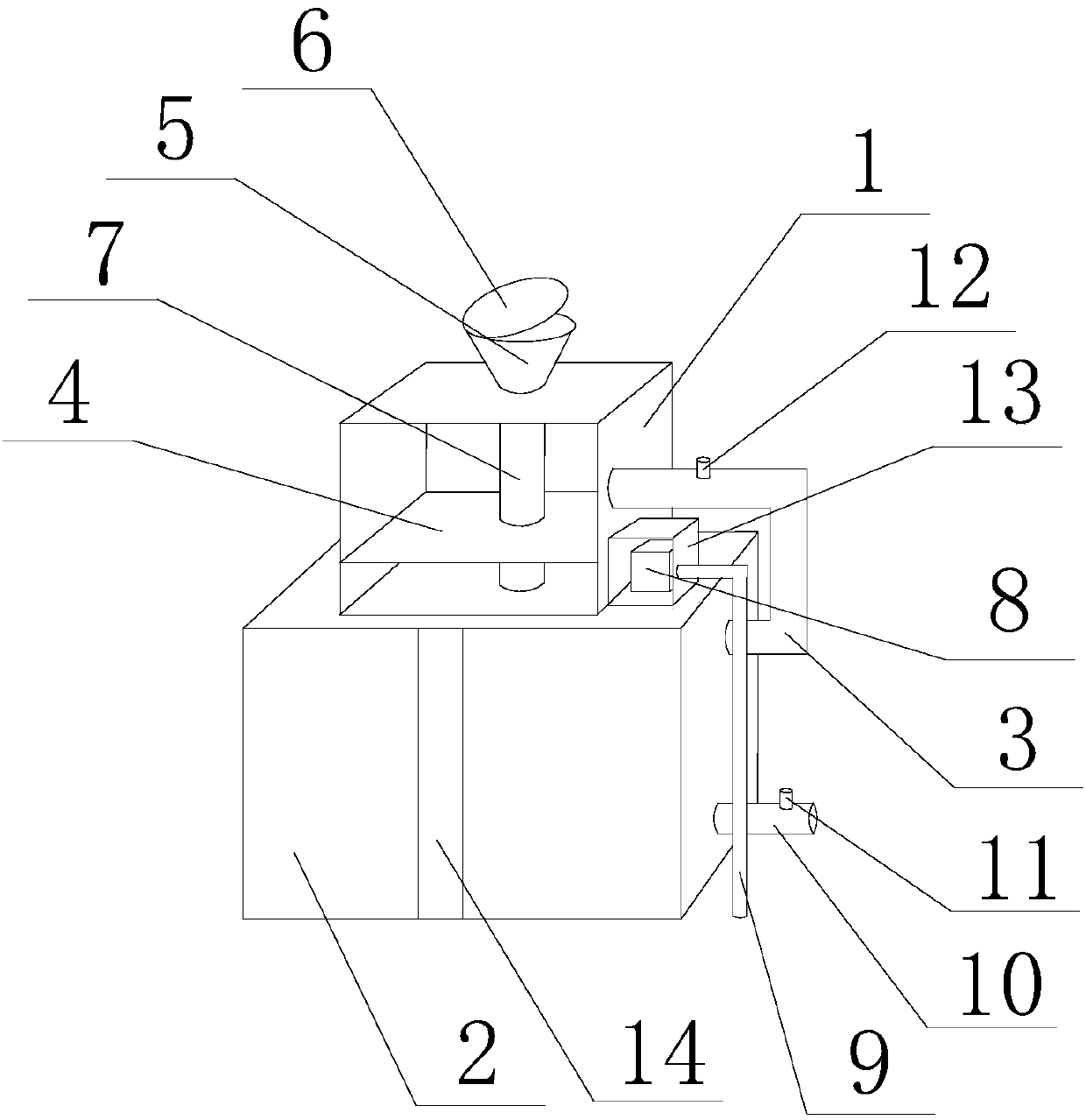 Rainwater filtering device for washing outdoor unit of air conditioner