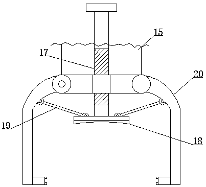 Temperature transmitter fixing device