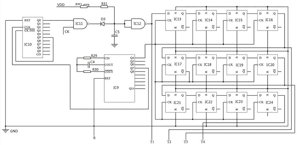 LED multi-group constant current drive circuit