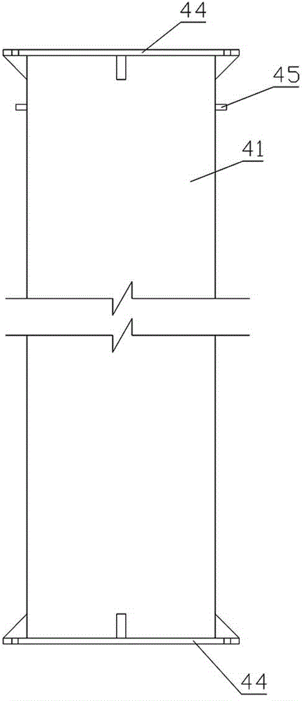 Auxiliary construction method for longspan cantilever entire laminated Vierendeel truss structure