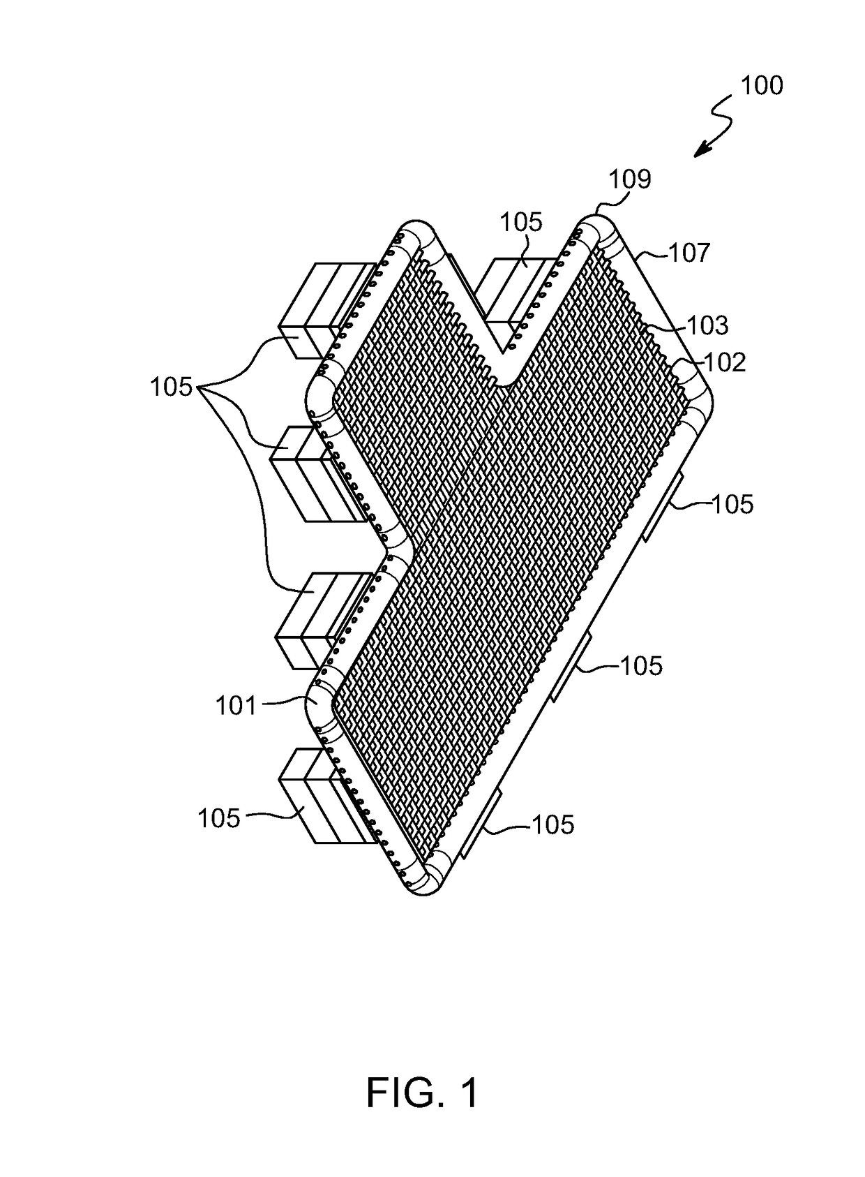 Sound absorbing rebounding device