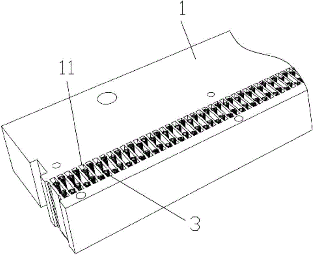 Light guide plate scribing machine and cutting die device thereof