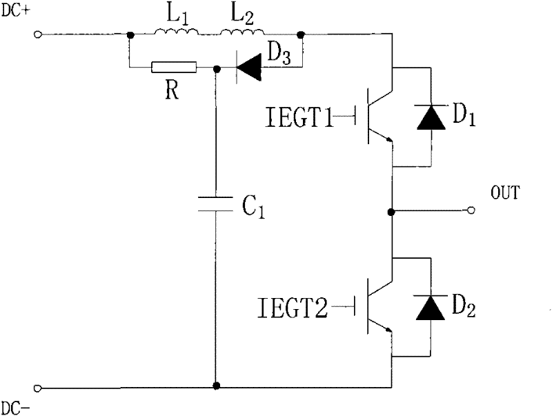 Power phase module based on IEGT