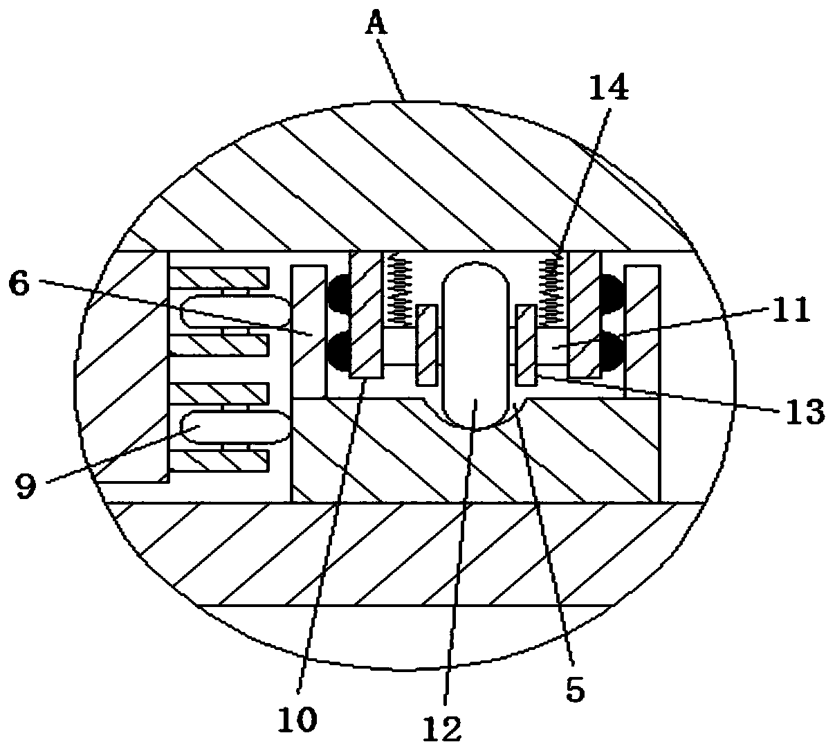 A welding robotic device with a ground track