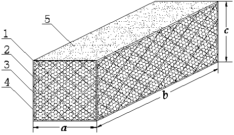 Method for constructing wall body for retaining and protecting roadway along goaf by filling net cage with aeolian sand