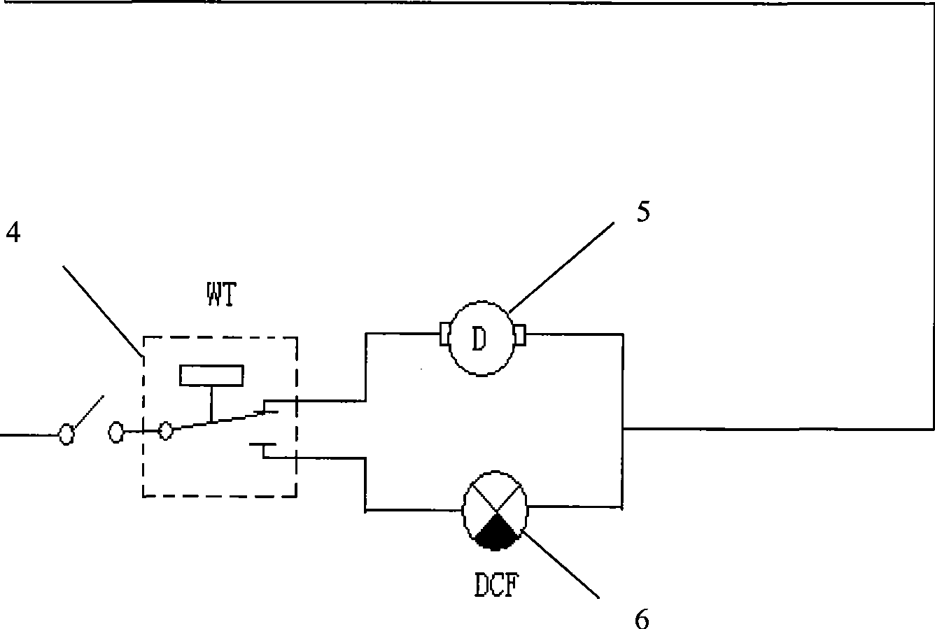 Water heater open-and-heating device
