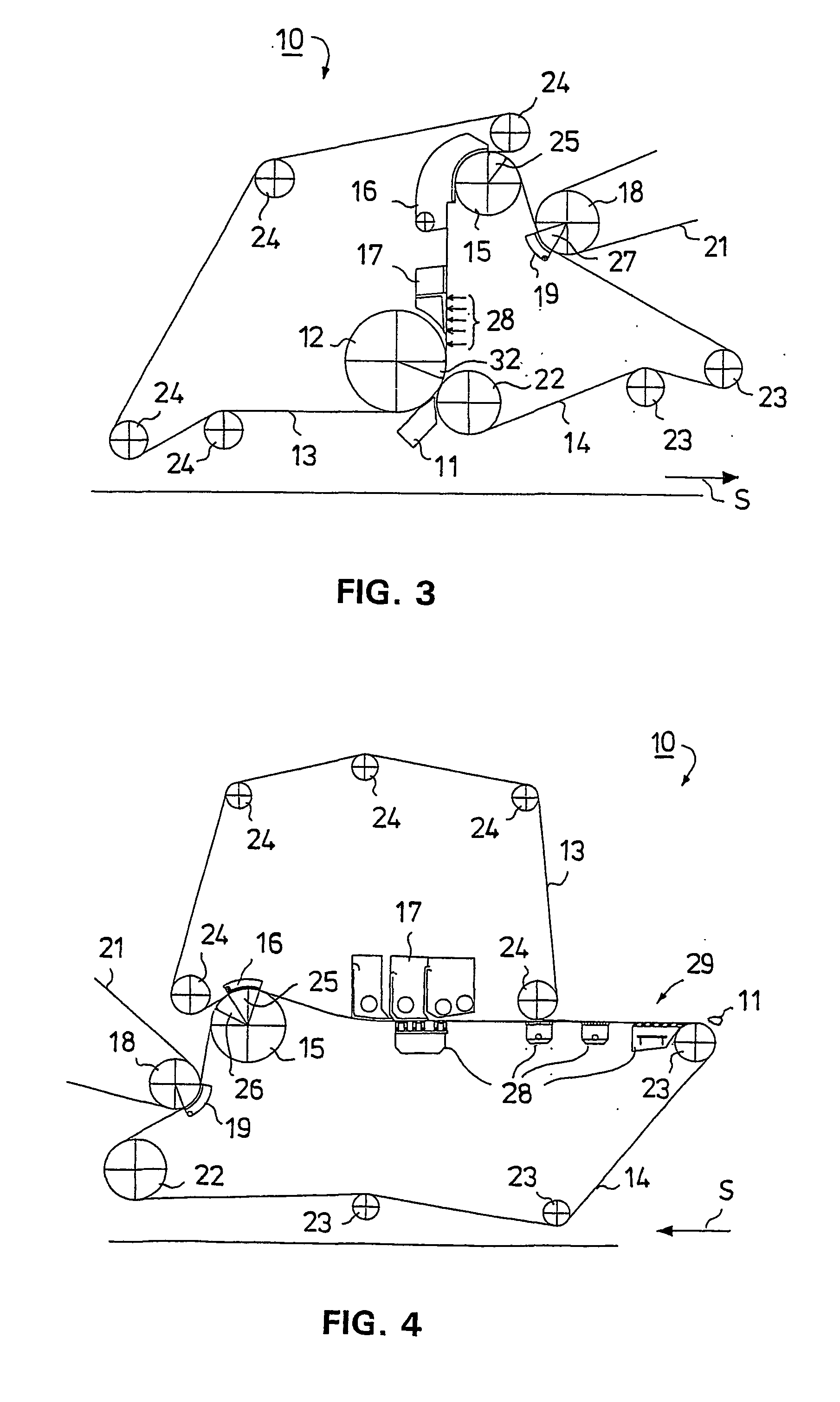 Arrangement for a wire section of a paper or board machine