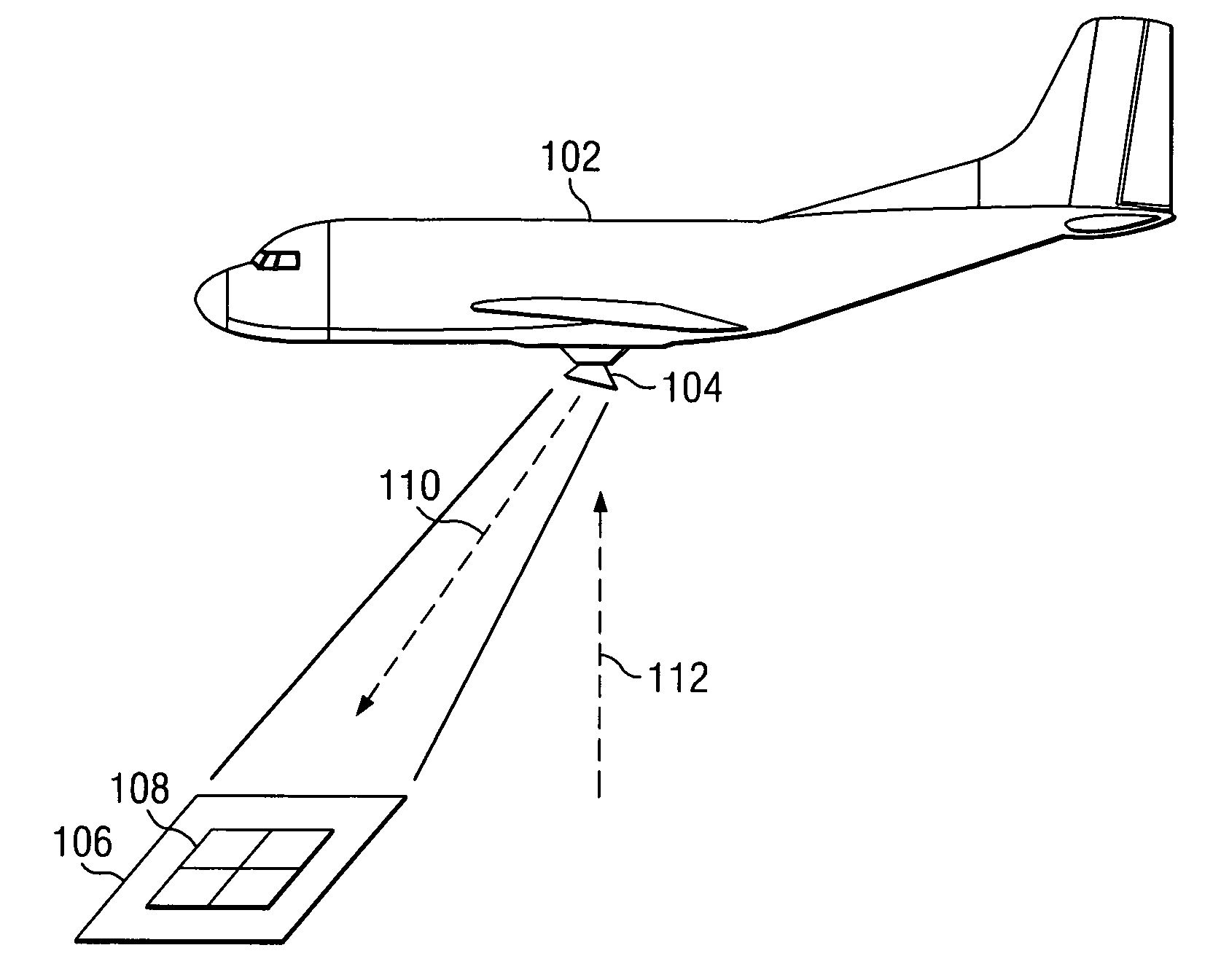 System and method for two-dimensional keystone correction for aerial imaging