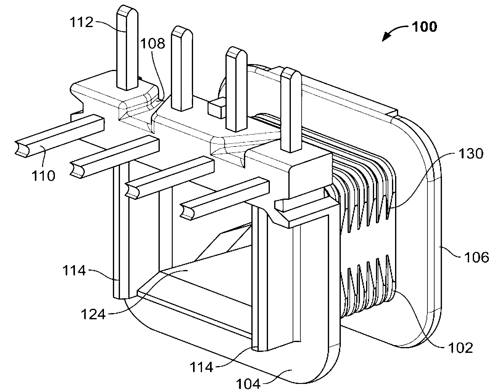 Coil form for mounting on a magnet core, magnet core for reluctance resolvers, and method of manufacture