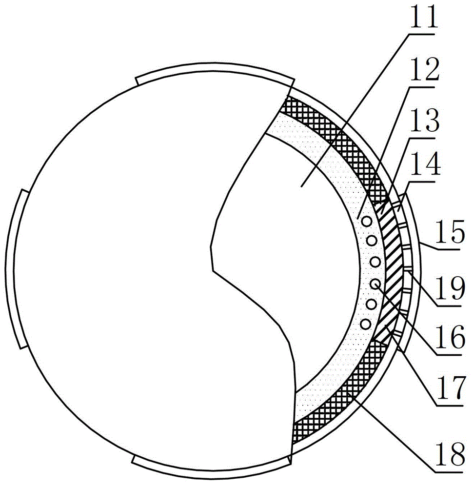 Device for carrying out hot stamping for multiple times on one impression roller