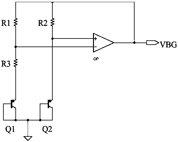 Band-gap reference voltage source circuit