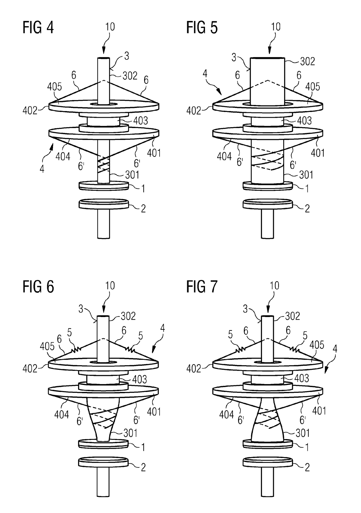 Coupling element for an electric switching device