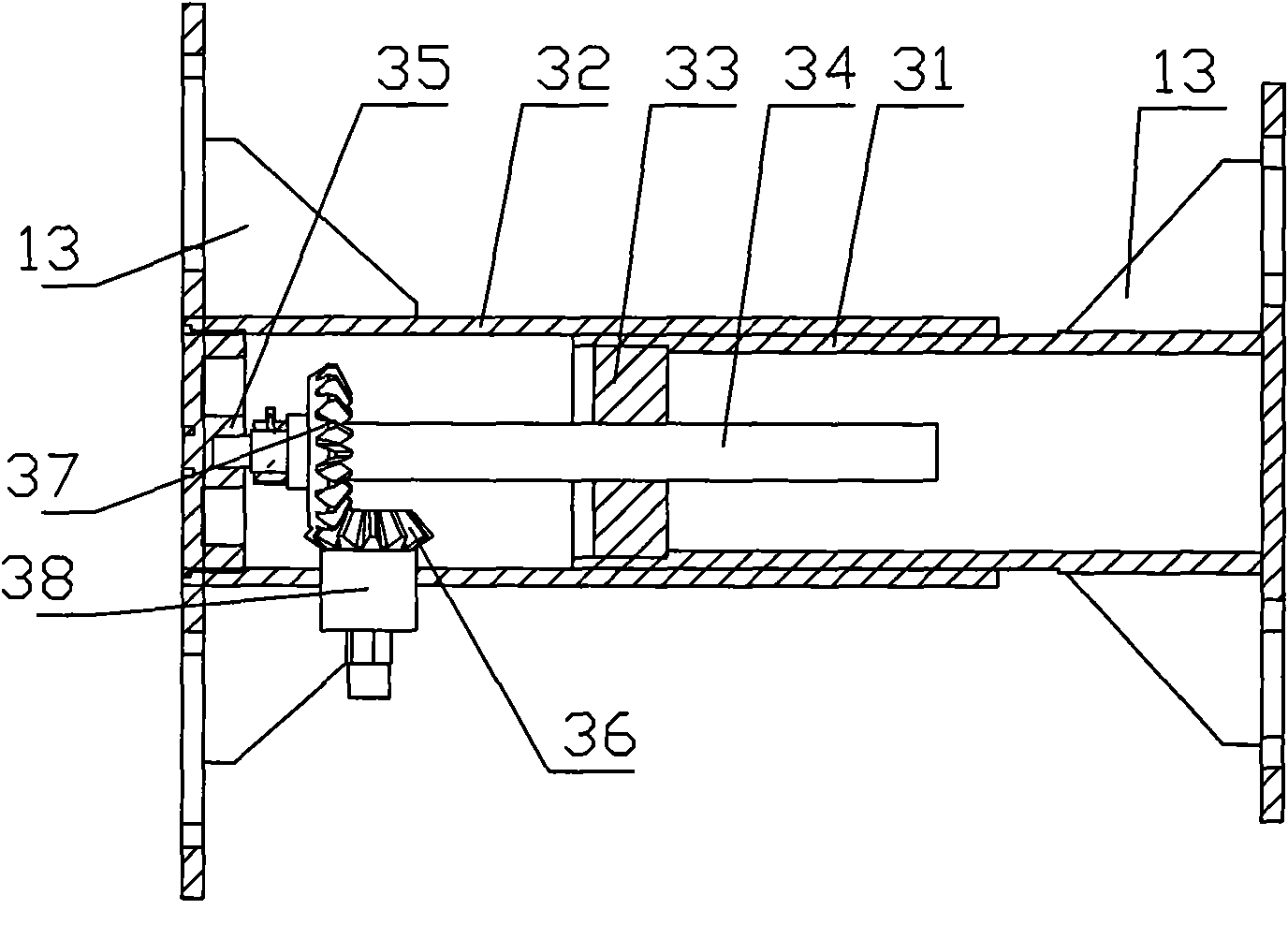 Attached support structure