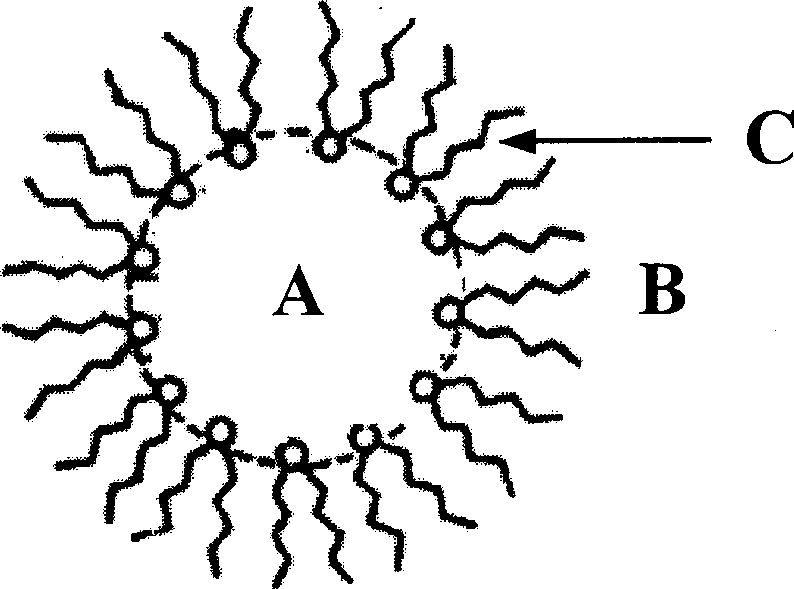 Inverse micelle method in use for degrading cellulose
