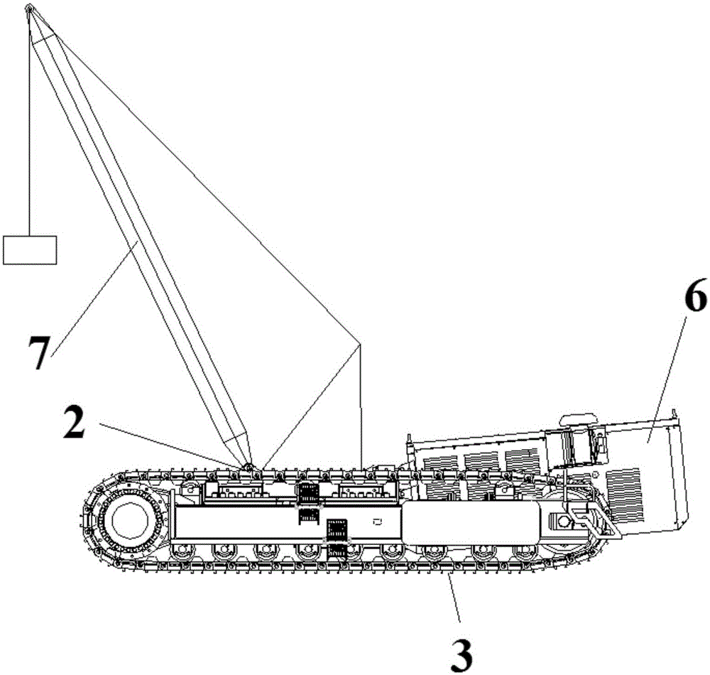 Traction transportation device and mountain land equipment