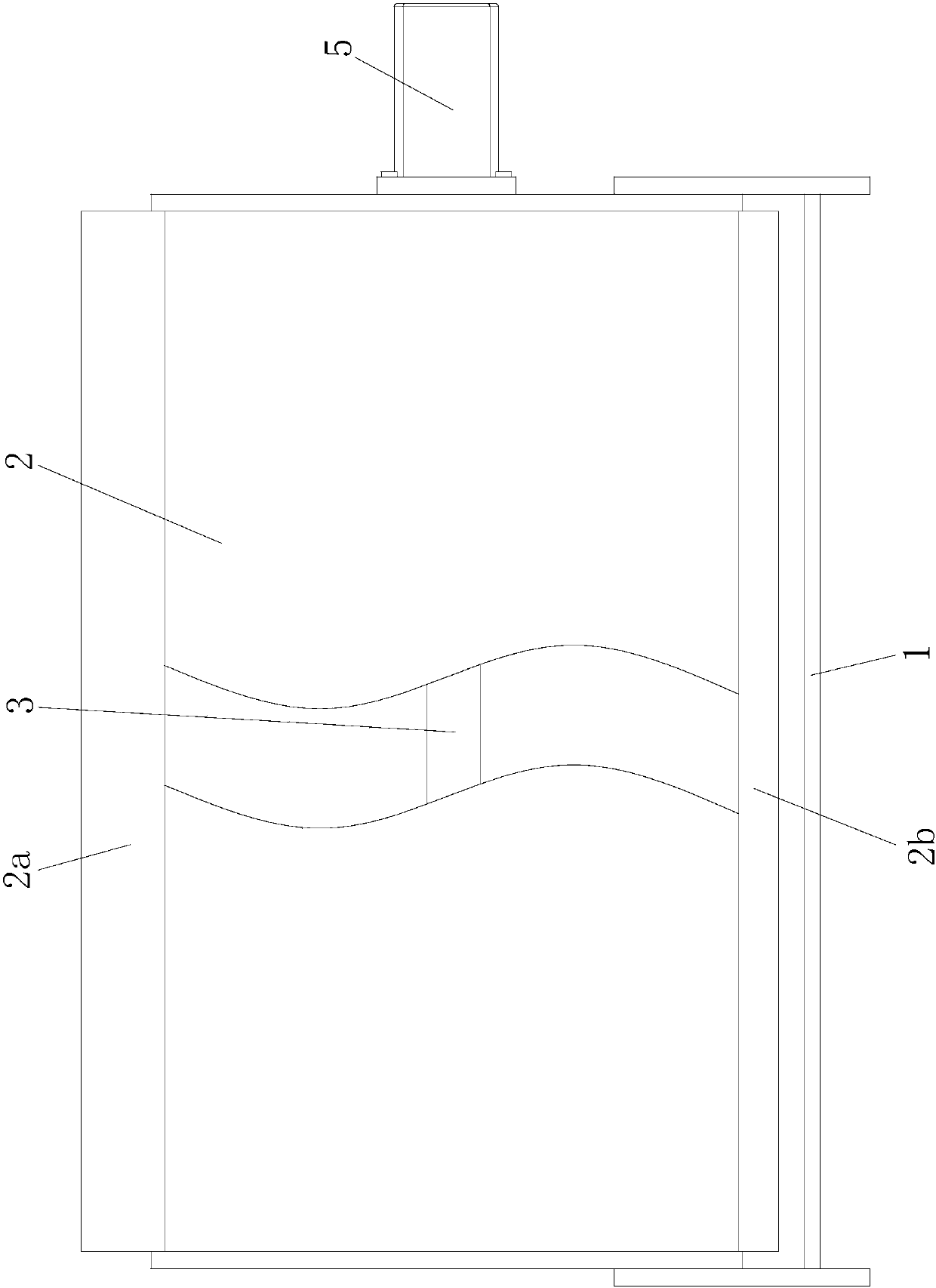 An electric heating tube storage box