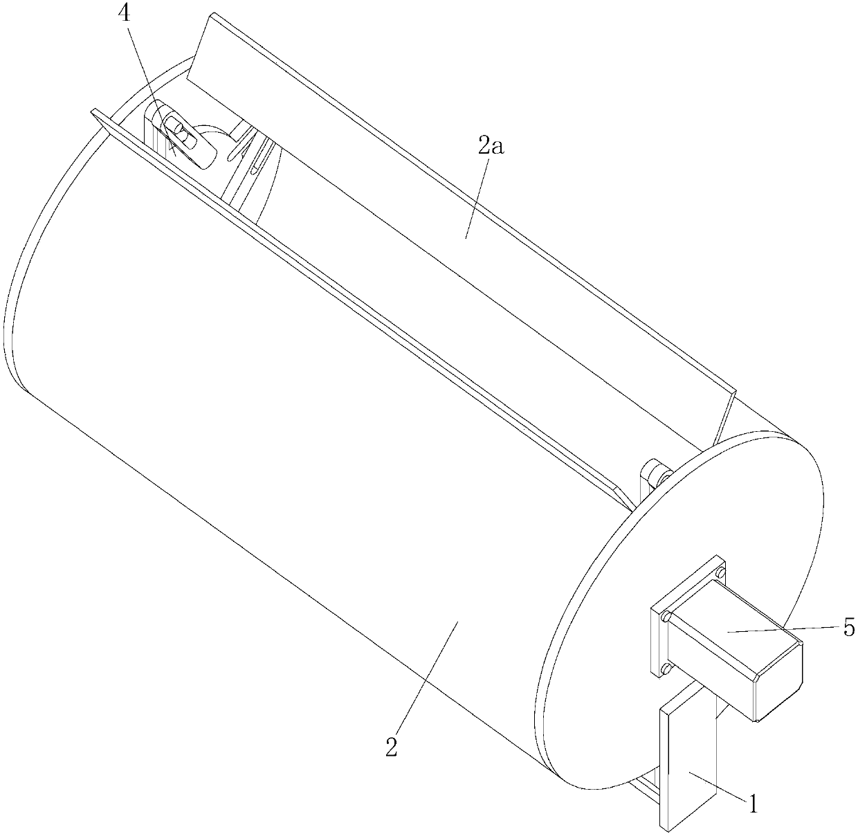 An electric heating tube storage box